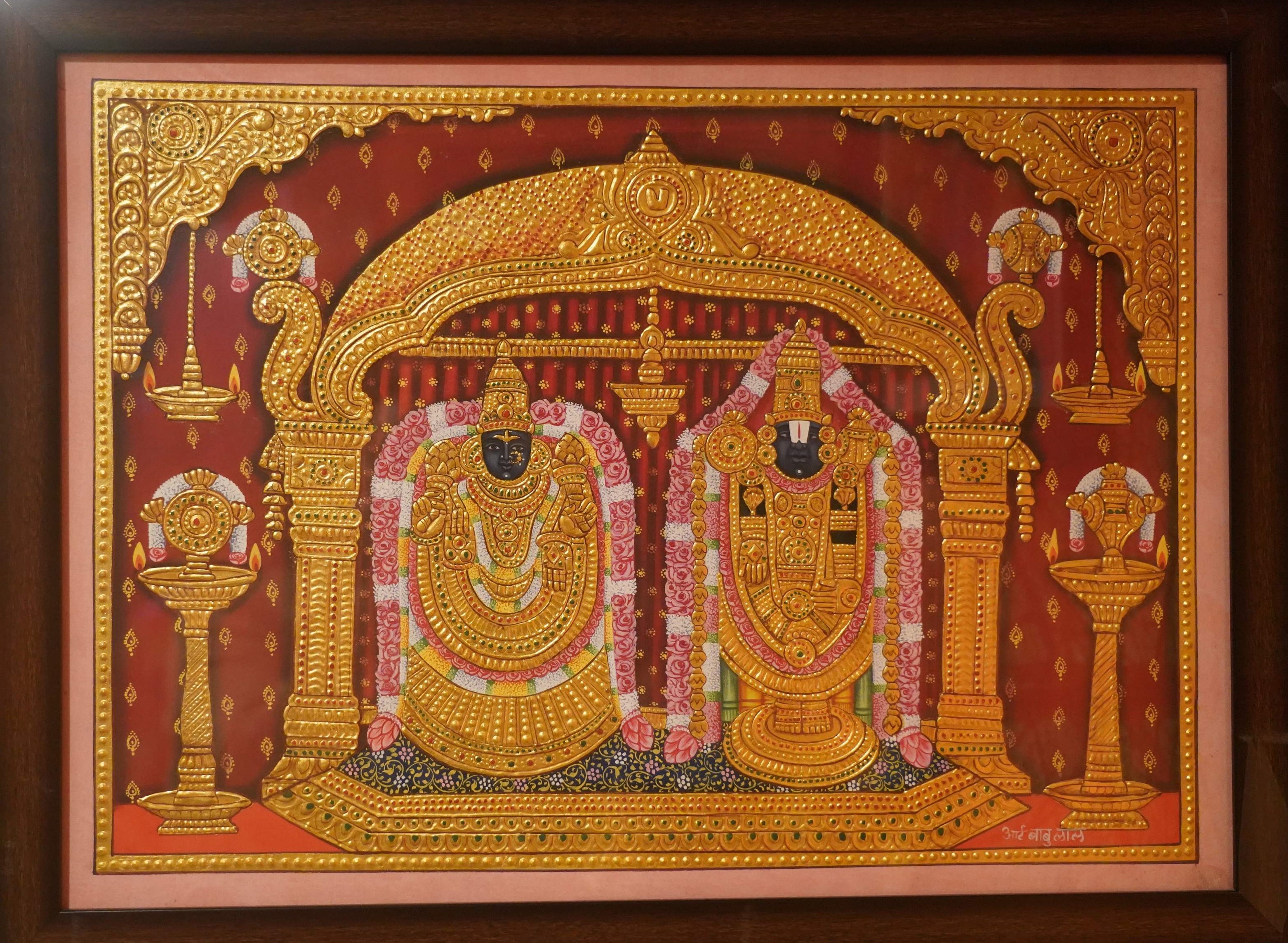 Balaji with Sridevi Bhudevi